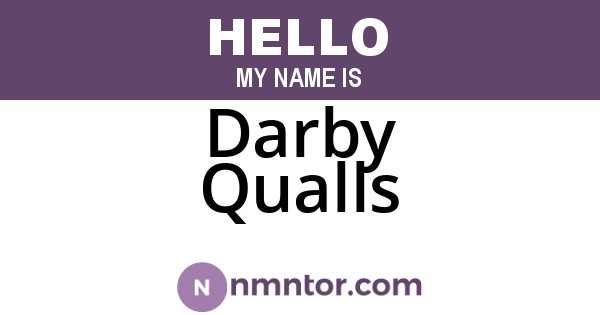 Darby Qualls