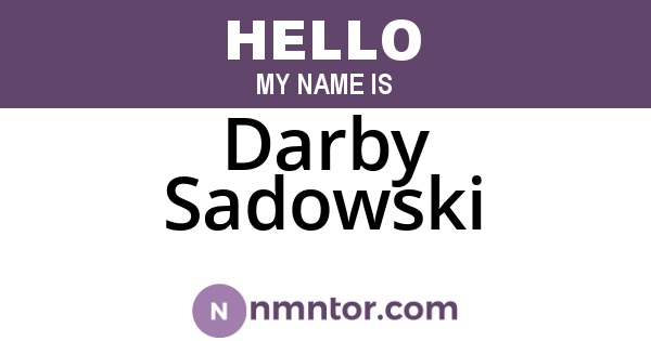 Darby Sadowski