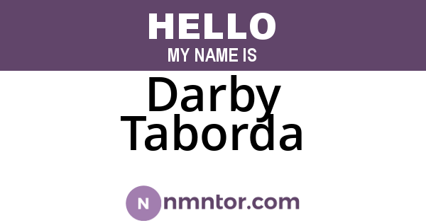 Darby Taborda
