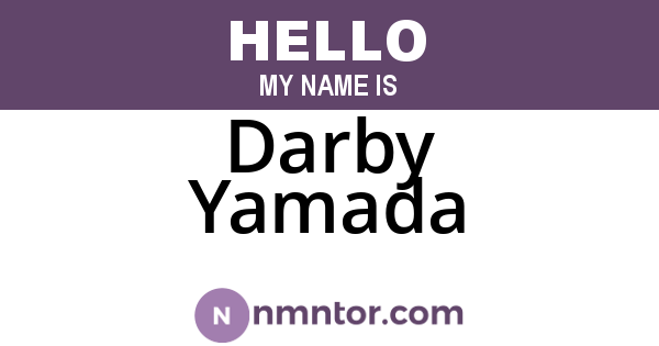 Darby Yamada
