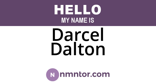Darcel Dalton