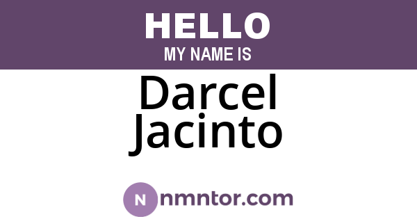 Darcel Jacinto