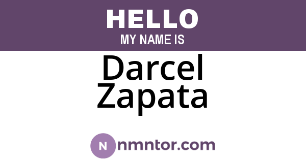 Darcel Zapata