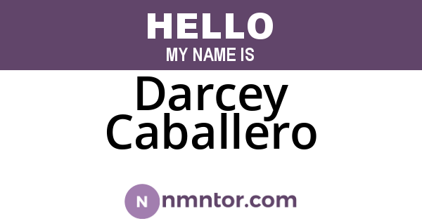 Darcey Caballero