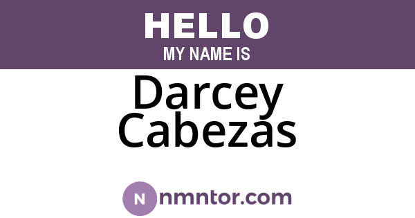 Darcey Cabezas