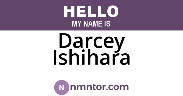 Darcey Ishihara