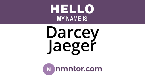 Darcey Jaeger