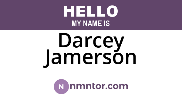 Darcey Jamerson