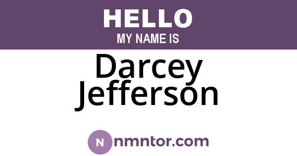 Darcey Jefferson