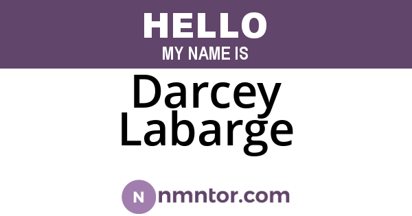 Darcey Labarge