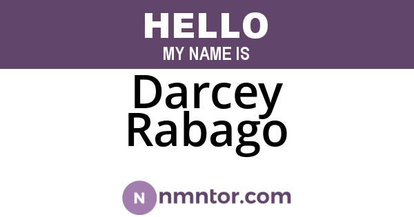 Darcey Rabago