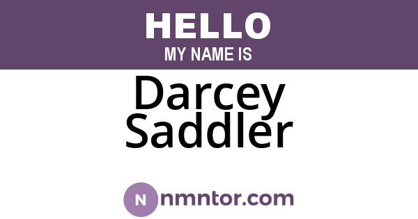 Darcey Saddler