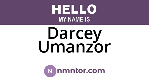 Darcey Umanzor