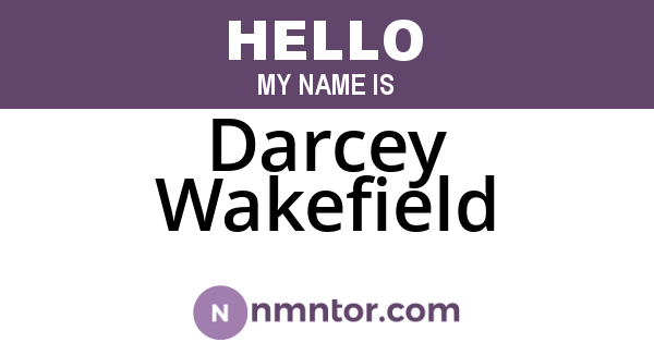 Darcey Wakefield