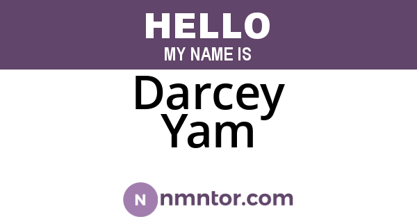 Darcey Yam