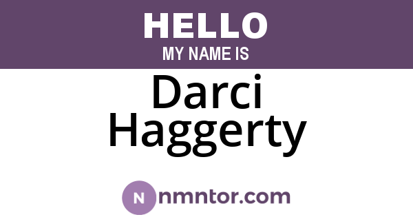Darci Haggerty
