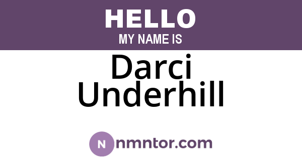 Darci Underhill