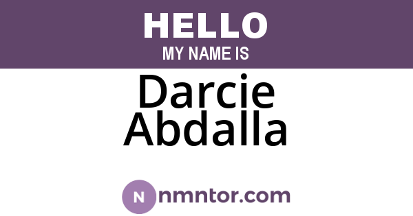 Darcie Abdalla