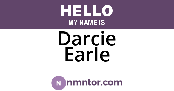 Darcie Earle