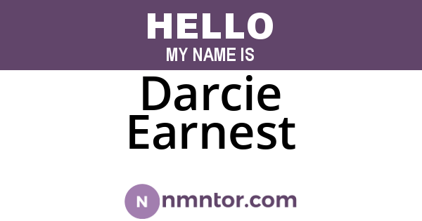Darcie Earnest