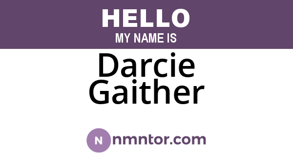 Darcie Gaither
