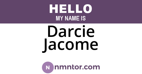 Darcie Jacome