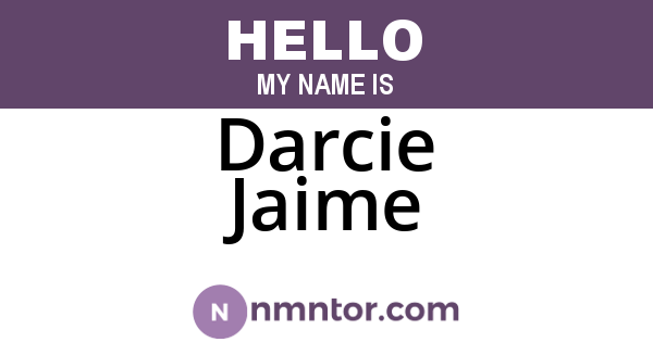 Darcie Jaime