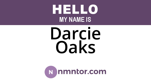 Darcie Oaks