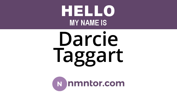 Darcie Taggart