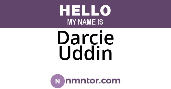 Darcie Uddin