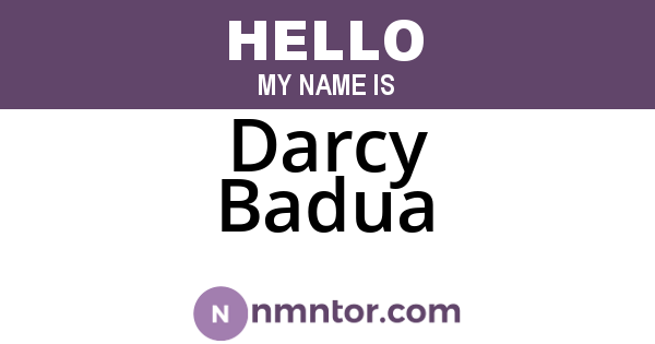 Darcy Badua