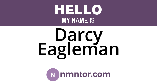 Darcy Eagleman