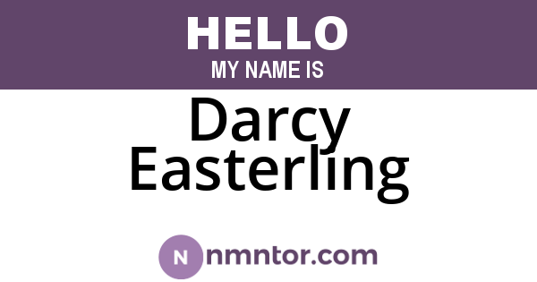Darcy Easterling