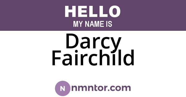 Darcy Fairchild