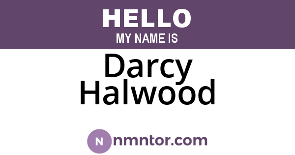 Darcy Halwood
