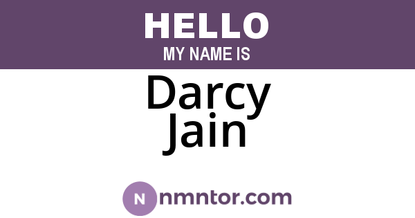 Darcy Jain