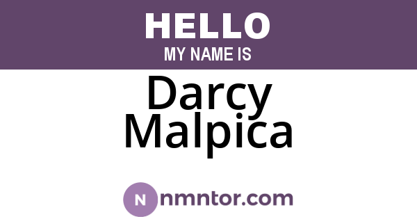 Darcy Malpica