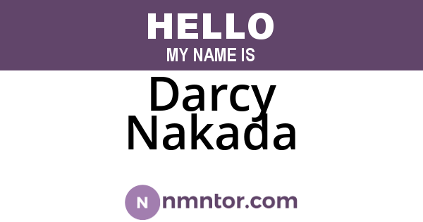 Darcy Nakada