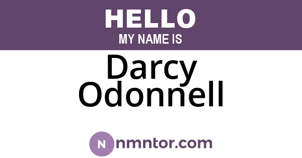 Darcy Odonnell