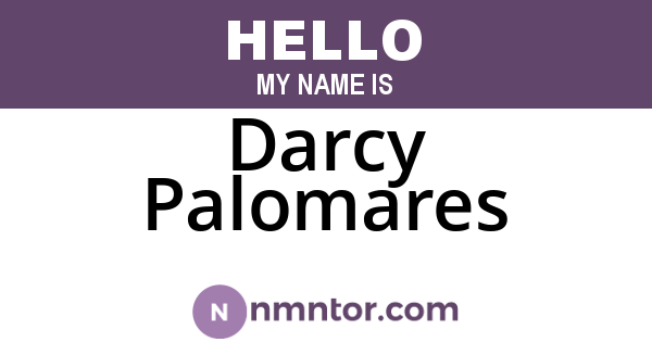 Darcy Palomares