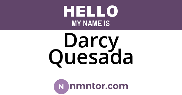 Darcy Quesada