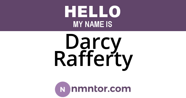 Darcy Rafferty