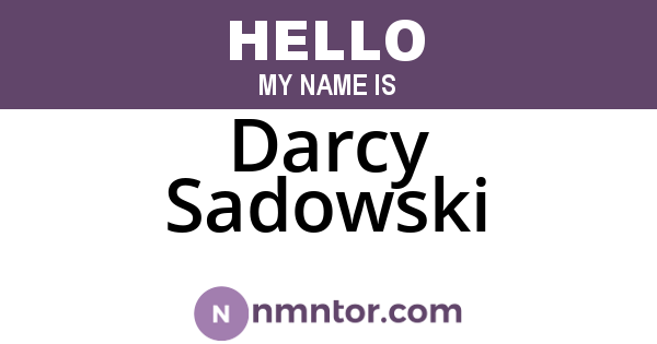 Darcy Sadowski