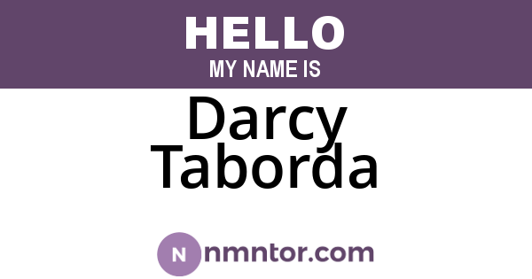 Darcy Taborda