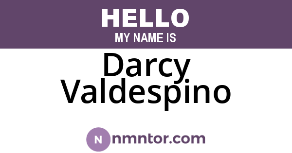 Darcy Valdespino
