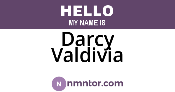 Darcy Valdivia