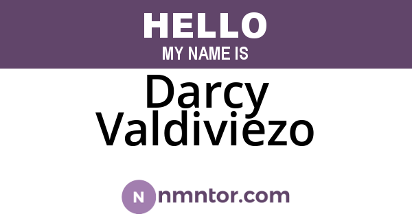 Darcy Valdiviezo