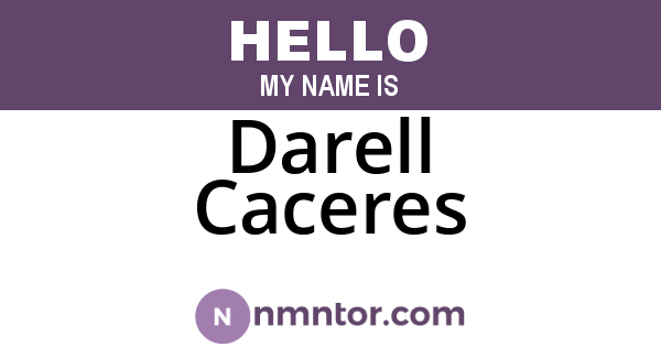 Darell Caceres