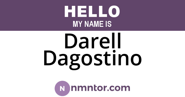 Darell Dagostino