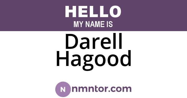 Darell Hagood